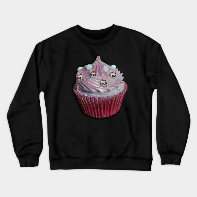 Cupcake skull glass Crewneck Sweatshirt by ZoNe71